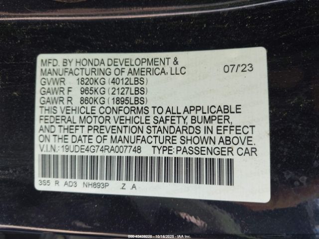 2024 ACURA INTEGRA 19UDE4G74RA007748 Photo 8