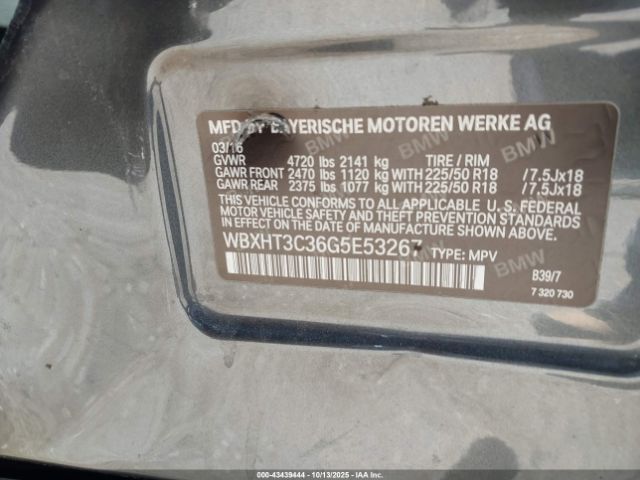 2016 BMW X1 WBXHT3C36G5E53267 Photo 8