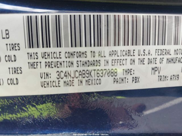 2019 JEEP COMPASS 3C4NJCAB9KT637088 Photo 8