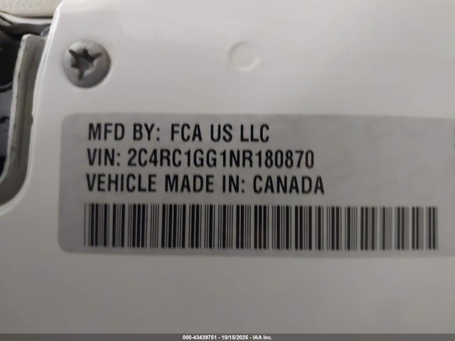 2022 CHRYSLER PACIFICA 2C4RC1GG1NR180870 Photo 8