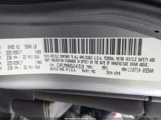 2014 JEEP CHEROKEE 1C4PJMABXEW141519 Photo 8