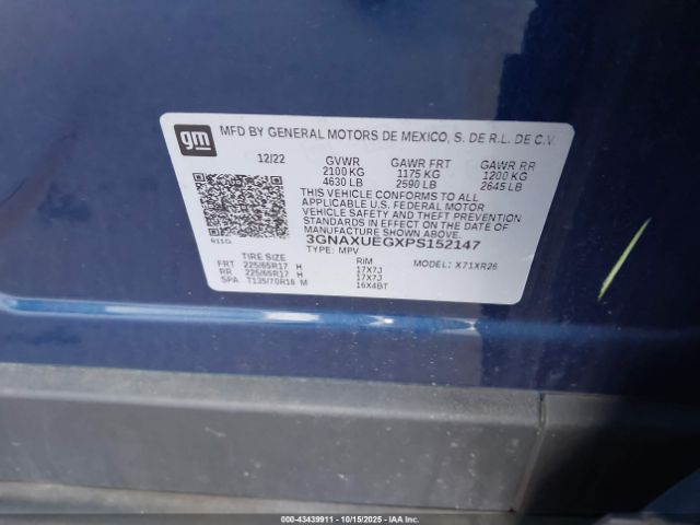 2023 CHEVROLET EQUINOX 3GNAXUEGXPS152147 Photo 8