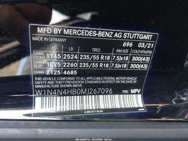 2021 MERCEDES-BENZ GLA 250 W1N4N4HB0MJ267096 Photo 8