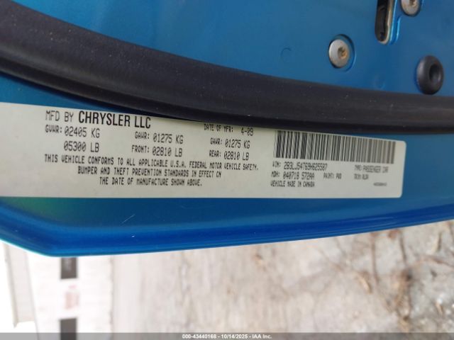 2009 DODGE CHALLENGER 2B3LJ54T69H625587 Photo 8