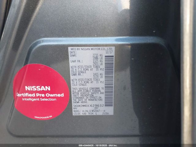2018 NISSAN PATHFINDER 5N1DR2MM8JC629632 Photo 8