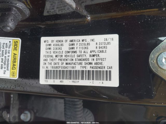 2016 ACURA TLX 19UUB2F55GA011687 Photo 8