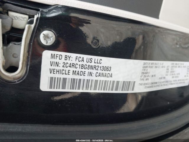 2022 CHRYSLER PACIFICA 2C4RC1BG8NR213063 Photo 8