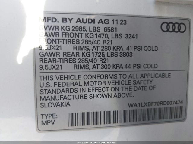 2024 AUDI Q7 WA1LXBF70RD007474 Photo 8