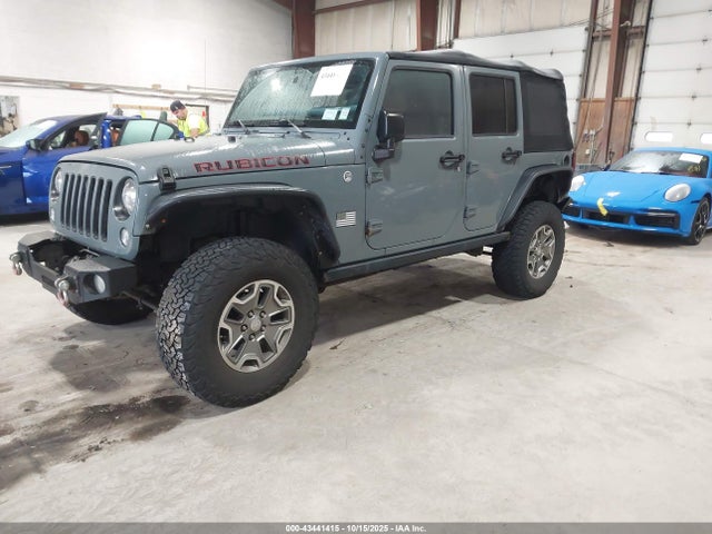 43441415 :رقم المزاد ، 1c4hjwfg5fl607431 vin ، 2015 Jeep Wrangler Unlimited Rubicon مزاد بيع