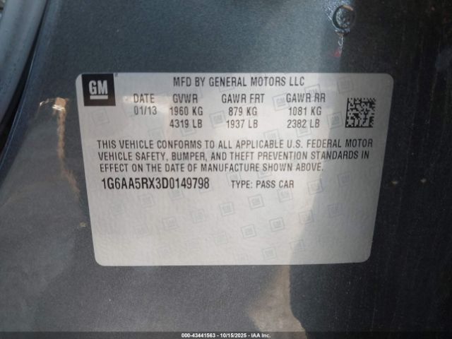 2013 CADILLAC ATS 1G6AA5RX3D0149798 Photo 8