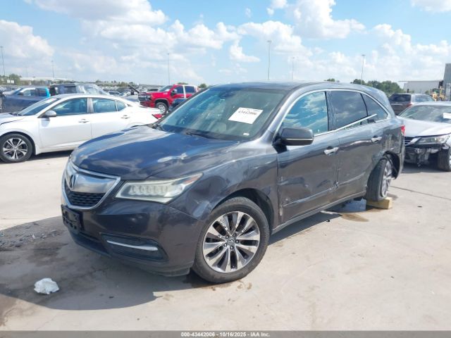 2014 ACURA MDX 5FRYD3H40EB011684 Photo 1