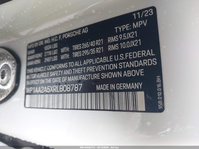 2024 PORSCHE MACAN WP1AA2A5XRLB08787 Photo 8