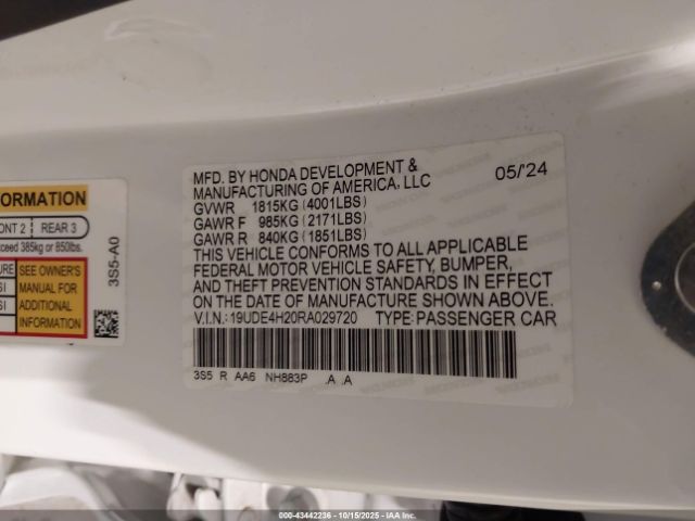 2024 ACURA INTEGRA 19UDE4H20RA029720 Photo 8