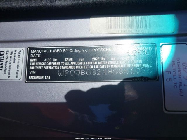 1987 PORSCHE 928 WP0JB0921HS861075 Photo 8