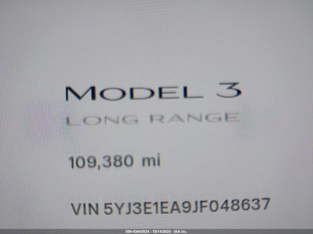 2018 TESLA MODEL 3 5YJ3E1EA9JF048637 Photo 6