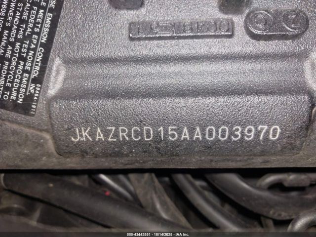 2010 KAWASAKI ZR1000 JKAZRCD15AA003970 Photo 9