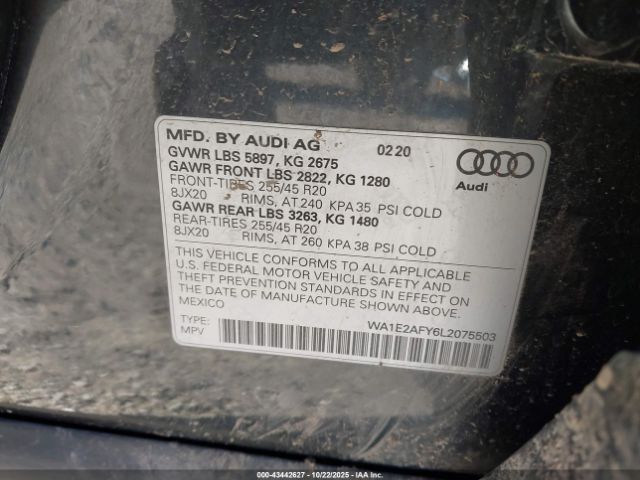 2020 AUDI Q5 WA1E2AFY6L2075503 Photo 8