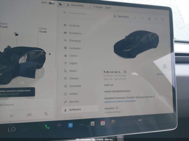 2025 TESLA MODEL 3 5YJ3E1EB0SF923341 Photo 6