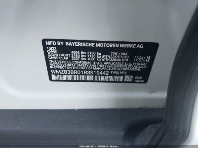 2024 MINI COUNTRYMAN WMZ83BR01R3S19442 Photo 8