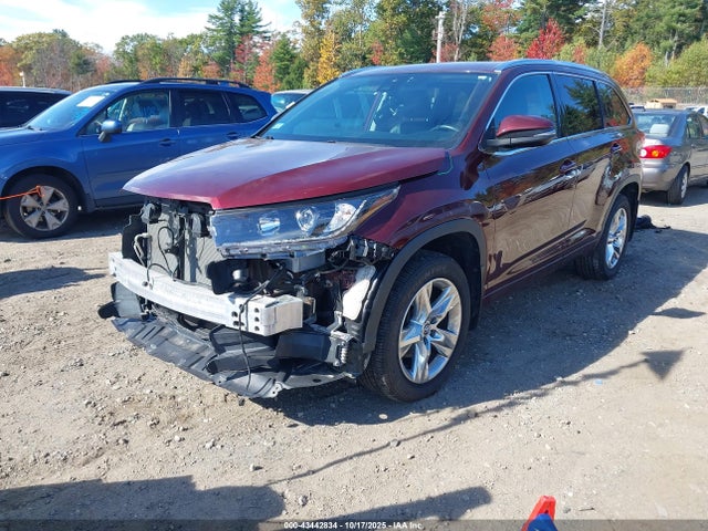 2019 Toyota Highlander Limited მანქანა იყიდება აუქციონზე, vin: 5TDDZRFH4KS958860, აუქციონის ნომერი: 43442834