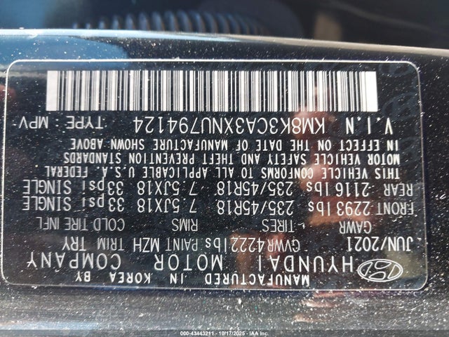 2022 HYUNDAI KONA KM8K3CA3XNU794124 Photo 8