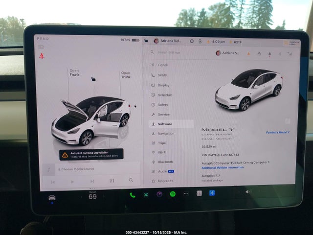 2022 TESLA MODEL Y 7SAYGAEE3NF427483 Photo 6