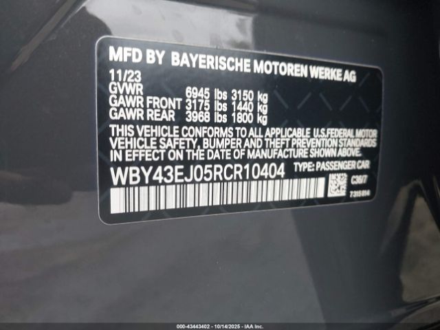 2024 BMW I7 WBY43EJ05RCR10404 Photo 8