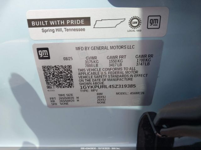 2025 CADILLAC LYRIQ 1GYKPURL4SZ319385 Photo 8