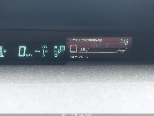 Продажа на аукционе авто 2013 Toyota Prius Two, vin: JTDKN3DU1D1629596, номер лота: 43444043