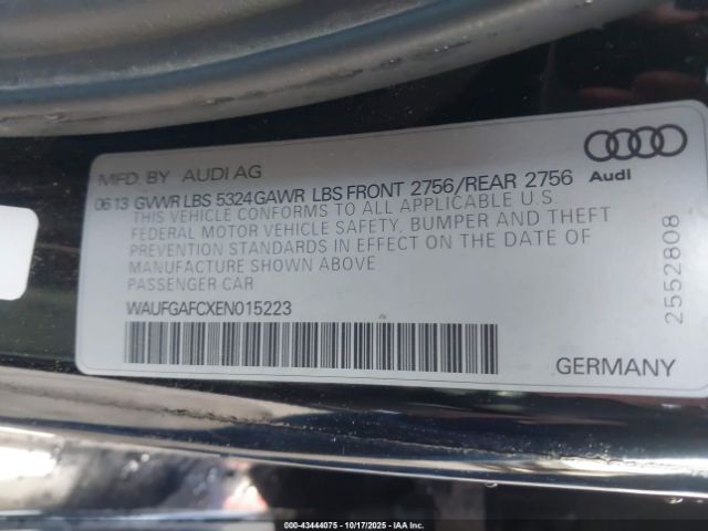 2014 AUDI A6 WAUFGAFCXEN015223 Photo 8