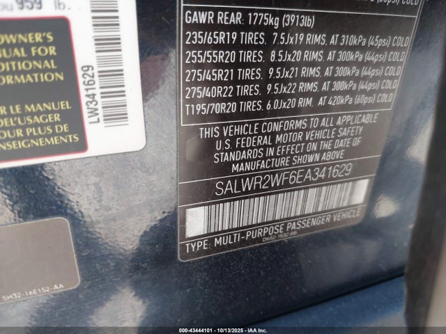Land Rover RANGE ROVER SPORT 2014 SALWR2WF6EA341629 Image 9