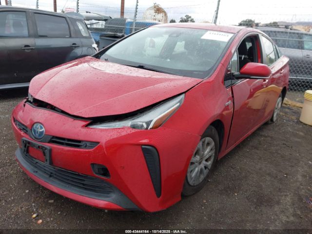 2019 TOYOTA PRIUS JTDKARFUXK3097052 Photo 1