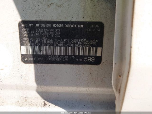 2015 MITSUBISHI LANCER JA32U2FU6FU011975 Photo 8