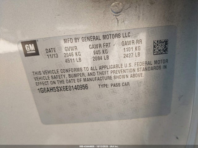 2014 CADILLAC ATS 1G6AH5SX6E0140956 Photo 8