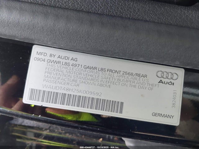 2005 AUDI A4 WAUDT48H25K009592 Photo 8