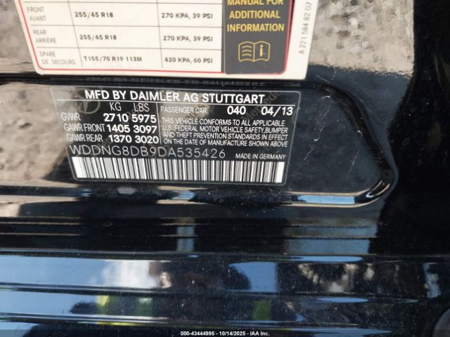 2013 MERCEDES-BENZ S 350 BLUETEC WDDNG8DB9DA535426 Photo 8