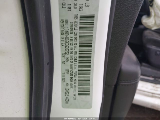 2019 DODGE DURANGO 1C4RDHDG6KC632732 Photo 8