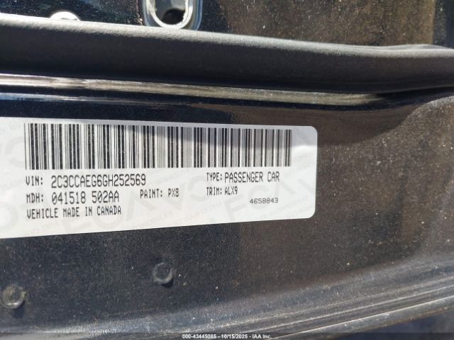 2016 CHRYSLER 300C 2C3CCAEG6GH252569 Photo 8