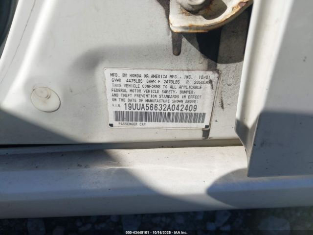 2002 ACURA TL 19UUA56632A042409 Photo 8