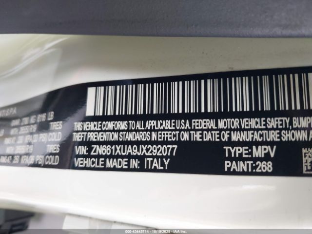 2018 MASERATI LEVANTE ZN661XUA9JX292077 Photo 8