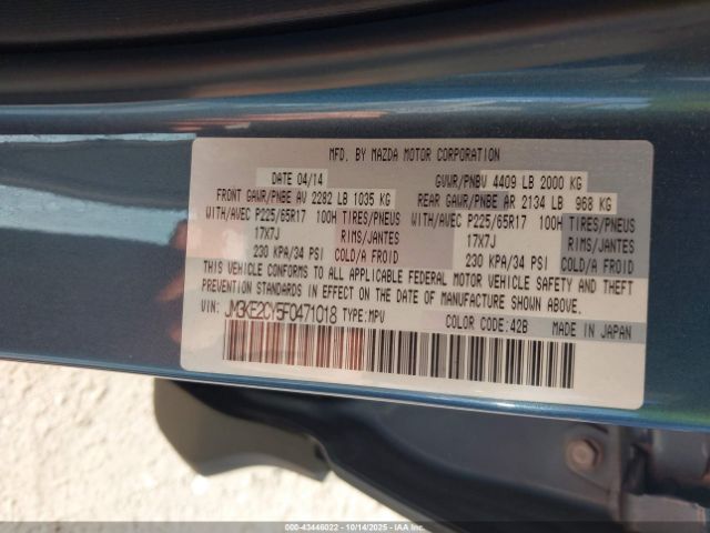 2015 MAZDA CX-5 JM3KE2CY5F0471018 Photo 8