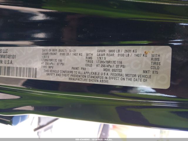 2021 JEEP WRANGLER UNLIMITED 1C4HJXFG7MW748101 Photo 8