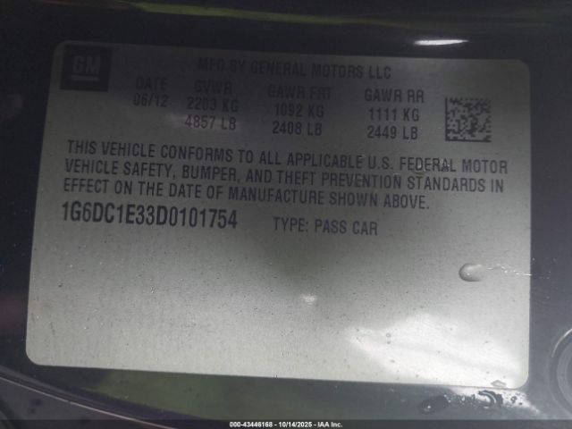 2013 CADILLAC CTS 1G6DC1E33D0101754 Photo 8