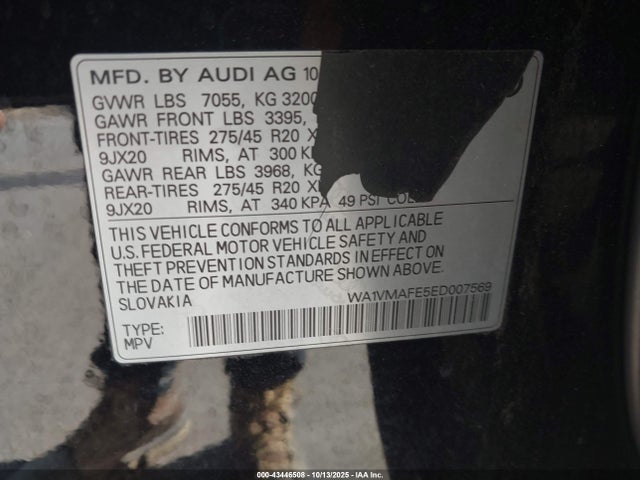 2014 AUDI Q7 WA1VMAFE5ED007569 Photo 8