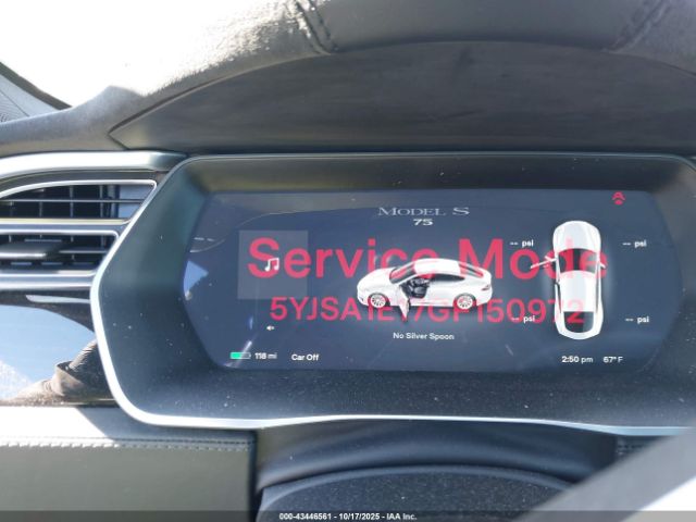 2016 TESLA MODEL S 5YJSA1E17GF150972 Photo 6