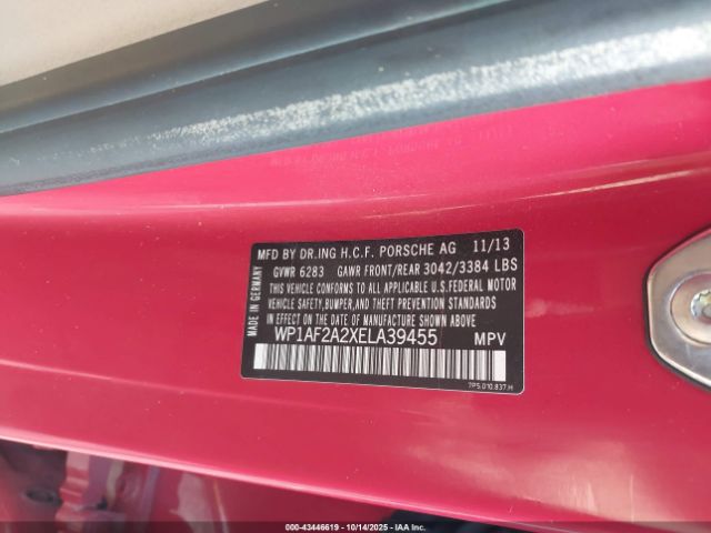 2014 PORSCHE CAYENNE WP1AF2A2XELA39455 Photo 8