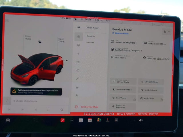 2021 TESLA MODEL Y 5YJYGDEE1MF298754 Photo 6