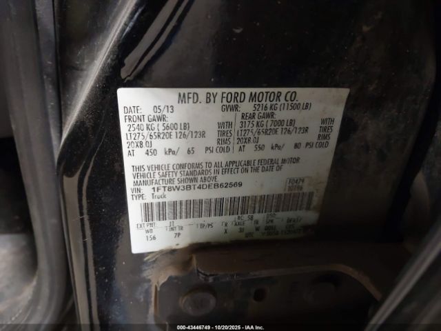 2013 FORD F-350 1FT8W3BT4DEB62569 Photo 8