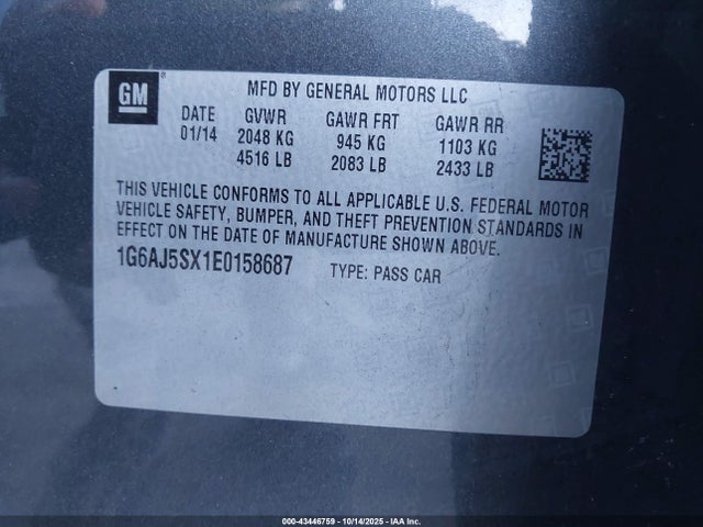 2014 CADILLAC ATS 1G6AJ5SX1E0158687 Photo 8