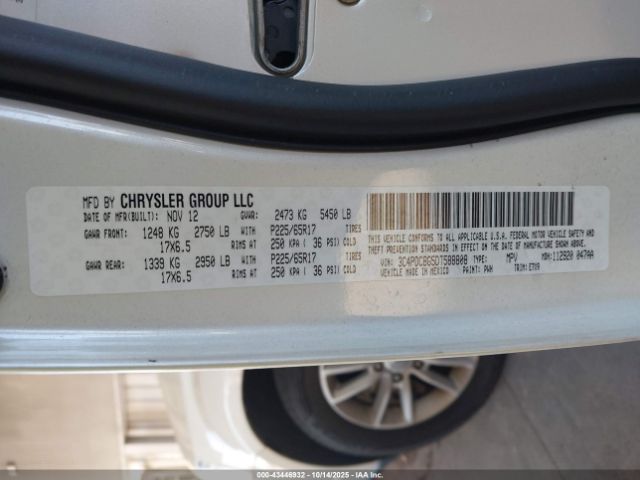 2013 DODGE JOURNEY 3C4PDCBG5DT588808 Photo 8